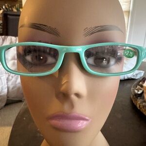 Teal Blue Reading Glasses